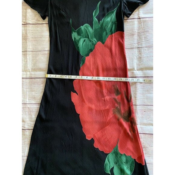 Vintage Jeffrey & Dara 90’s floral boho midi dress M - Picture 8 of 12